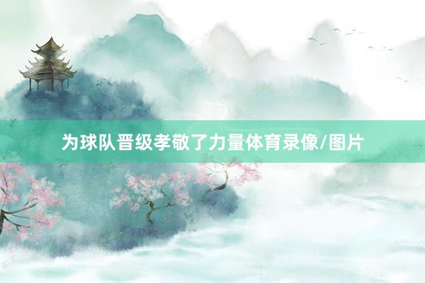 为球队晋级孝敬了力量体育录像/图片
