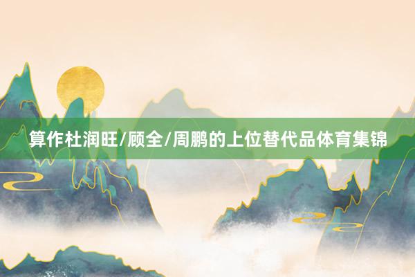 算作杜润旺/顾全/周鹏的上位替代品体育集锦