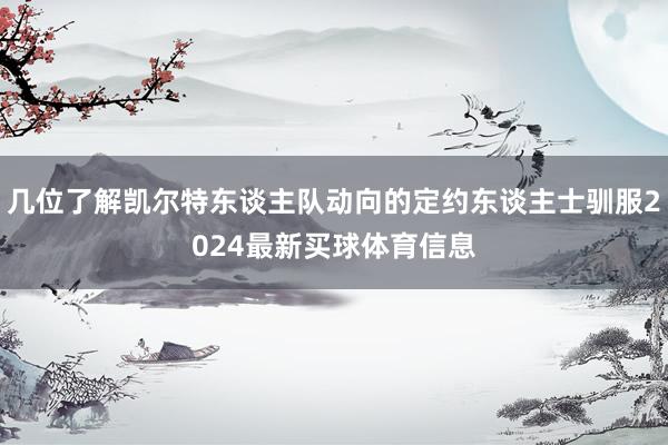 几位了解凯尔特东谈主队动向的定约东谈主士驯服2024最新买球体育信息