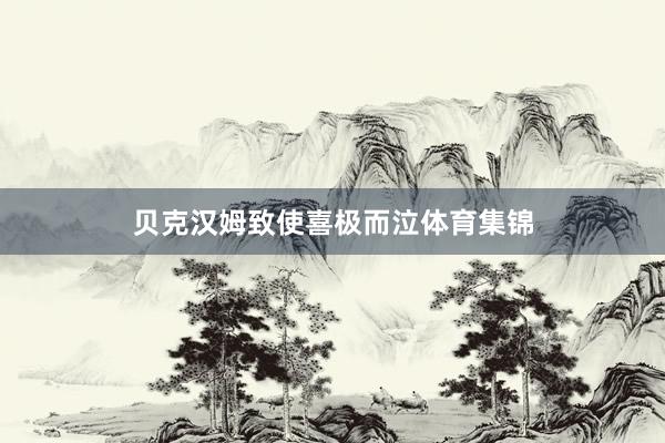 贝克汉姆致使喜极而泣体育集锦