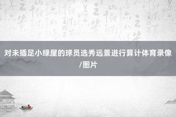 对未插足小绿屋的球员选秀远景进行算计体育录像/图片