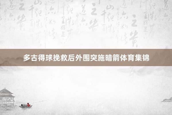 多古得球挽救后外围突施暗箭体育集锦