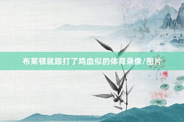 布莱顿就跟打了鸡血似的体育录像/图片