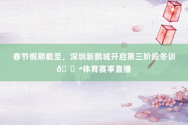 春节假期截至，深圳新鹏城开启第三阶段冬训💪体育赛事直播